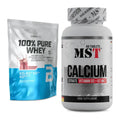 Basis-Set: BioTech 100% Pure Whey + MST Calcium Citrate D3 + K2Vital – alle enthaltenen Artikel