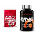 Basis-Set: Scitec 100% Whey Protein + Scitec Zinc – alle enthaltenen Artikel