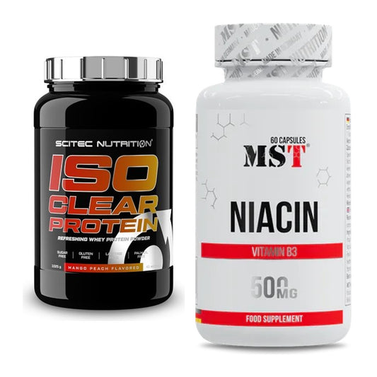 Basis-Set: Scitec IsoClear Protein + MST Niacin – alle enthaltenen Artikel