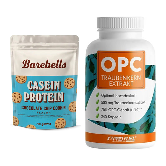 Basis-Set: Barebells Casein Protein + ProFuel OPC Traubenkernextrakt – alle enthaltenen Artikel