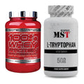 Basis-Set: Scitec 100% Whey Professional + MST Tryptophan 500mg – alle enthaltenen Artikel
