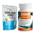 Basis-Set: BioTech 100% Pure Whey + ProFuel EISEN + nat. Vitamin C – alle enthaltenen Artikel