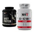 Basis-Set: MST Best Whey Protein + MST Vitamin D3 + K2 + MK-7 – alle enthaltenen Artikel