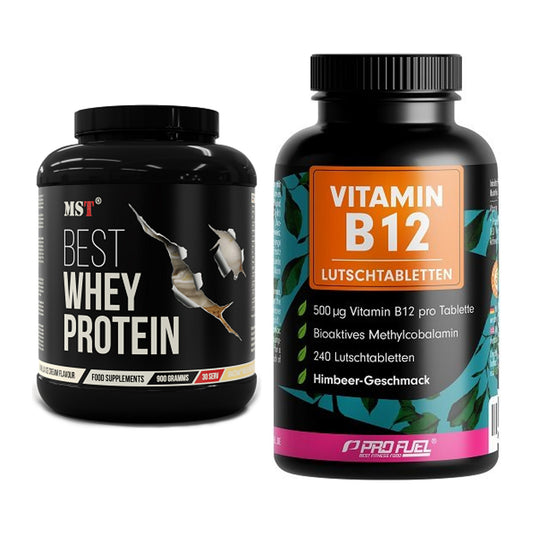 Basis-Set: MST Best Whey Protein + ProFuel Vitamin B12 240 – alle enthaltenen Artikel
