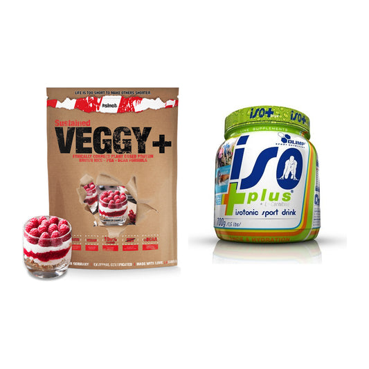 Basis-Set: Sinob VEGGY + VEGAN PROTEIN + Olimp Iso Plus – alle enthaltenen Artikel