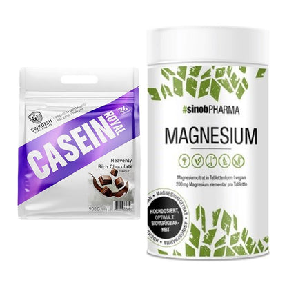 Basis-Set: Swedish Supplements Casein Royal + Sinob Magnesium Citrat – alle enthaltenen Artikel