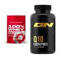 Basis-Set: Scitec 100% Whey Protein + GN Q10 Health Line – alle enthaltenen Artikel