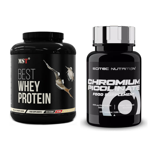Basis-Set: MST Best Whey Protein + Scitec Chromium Picolinate – alle enthaltenen Artikel