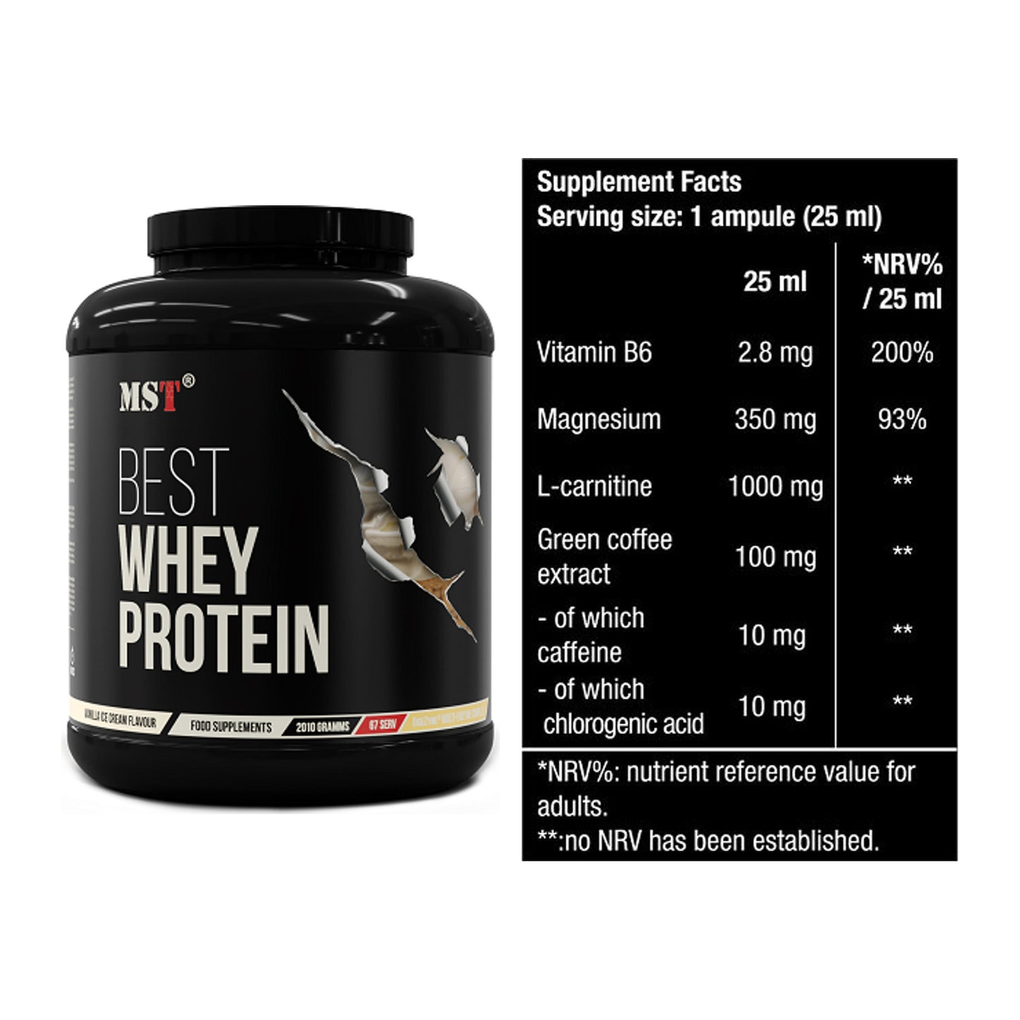 Basis-Set: MST Best Whey Protein + BioTech Magna Shot – alle enthaltenen Artikel