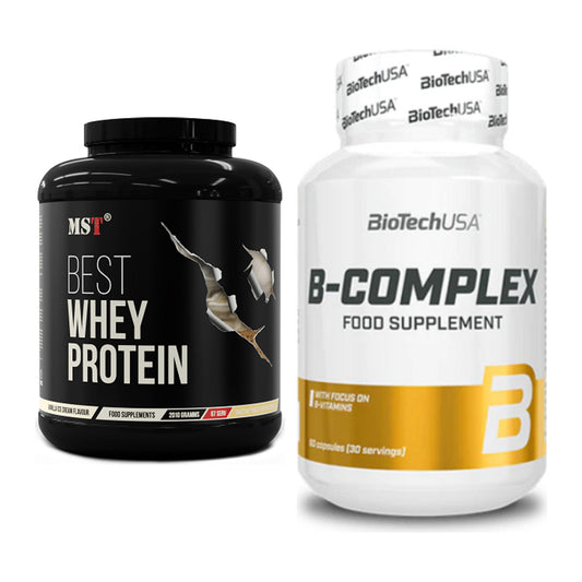 Basis-Set: MST Best Whey Protein + BioTech B Complex 60 Tabl. – alle enthaltenen Artikel