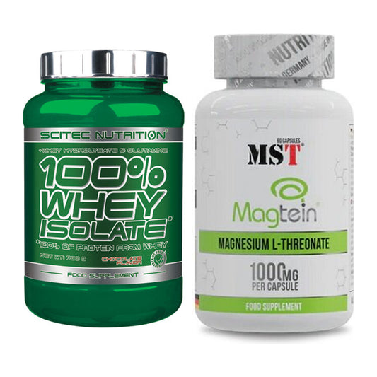 Basis-Set: Scitec Whey Isolate + MST Magnesium L-Threonate Magtein – alle enthaltenen Artikel