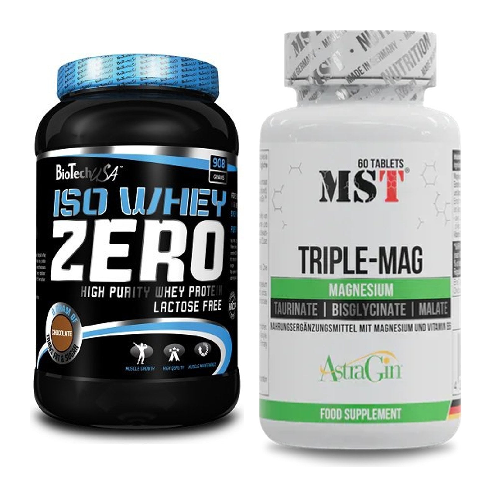 Basis-Set: BioTech Iso Whey Zero + MST Tripple Mag – alle enthaltenen Artikel