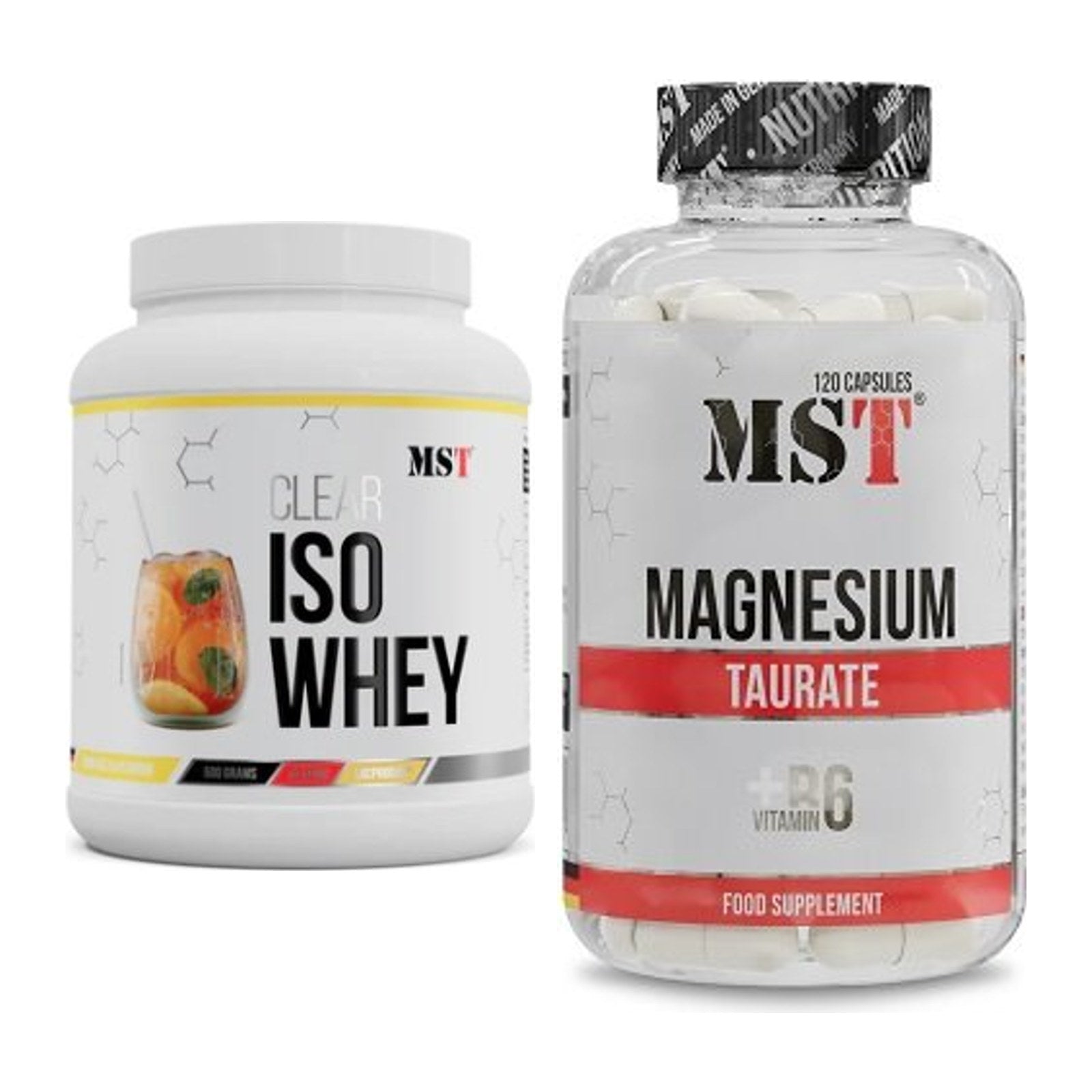 Basis-Set: MST Iso Clear + MST Magnesium Taurat – alle enthaltenen Artikel