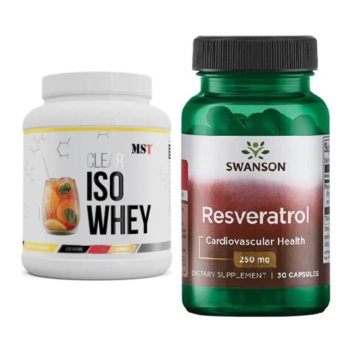 Basis-Set: MST Iso Clear + Swanson Resveratrol – alle enthaltenen Artikel