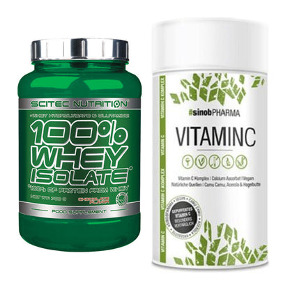 Basis-Set: Scitec Whey Isolate + Sinob Vitamin C – alle enthaltenen Artikel