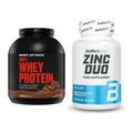 Basis-Set: Body Attack 100% Whey Protein + BioTech Zinc Duo – alle enthaltenen Artikel