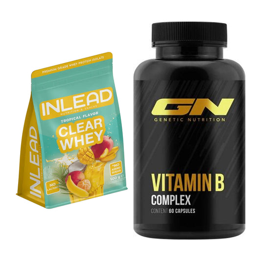 Basis-Set: INLEAD Clear Whey Isolate + GN Vitamin B-Complex – alle enthaltenen Artikel