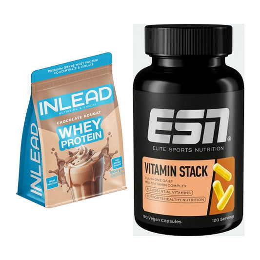 Basis-Set: INLEAD Whey Protein + ESN Vitamin Stack – alle enthaltenen Artikel