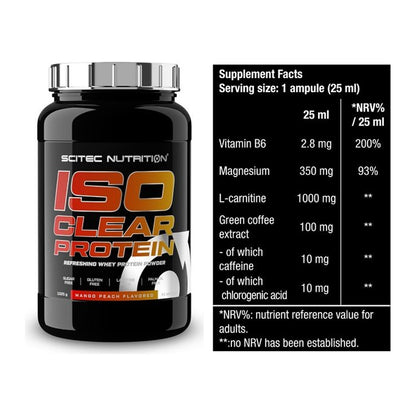 Basis-Set: Scitec IsoClear Protein + BioTech Magna Shot – alle enthaltenen Artikel