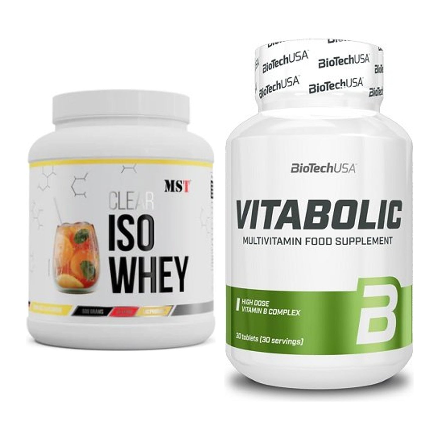 Basis-Set: MST Iso Clear + BioTech Vitabolic 30 Tabl. – alle enthaltenen Artikel