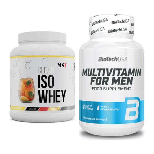 Basis-Set: MST Iso Clear + BioTech Multivitamin for Men 60 – alle enthaltenen Artikel