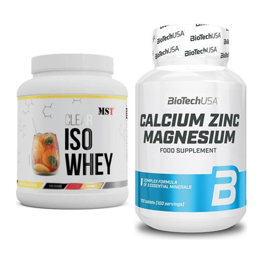 Basis-Set: MST Iso Clear + BioTech Calcium Zinc Magnesium 100 – alle enthaltenen Artikel