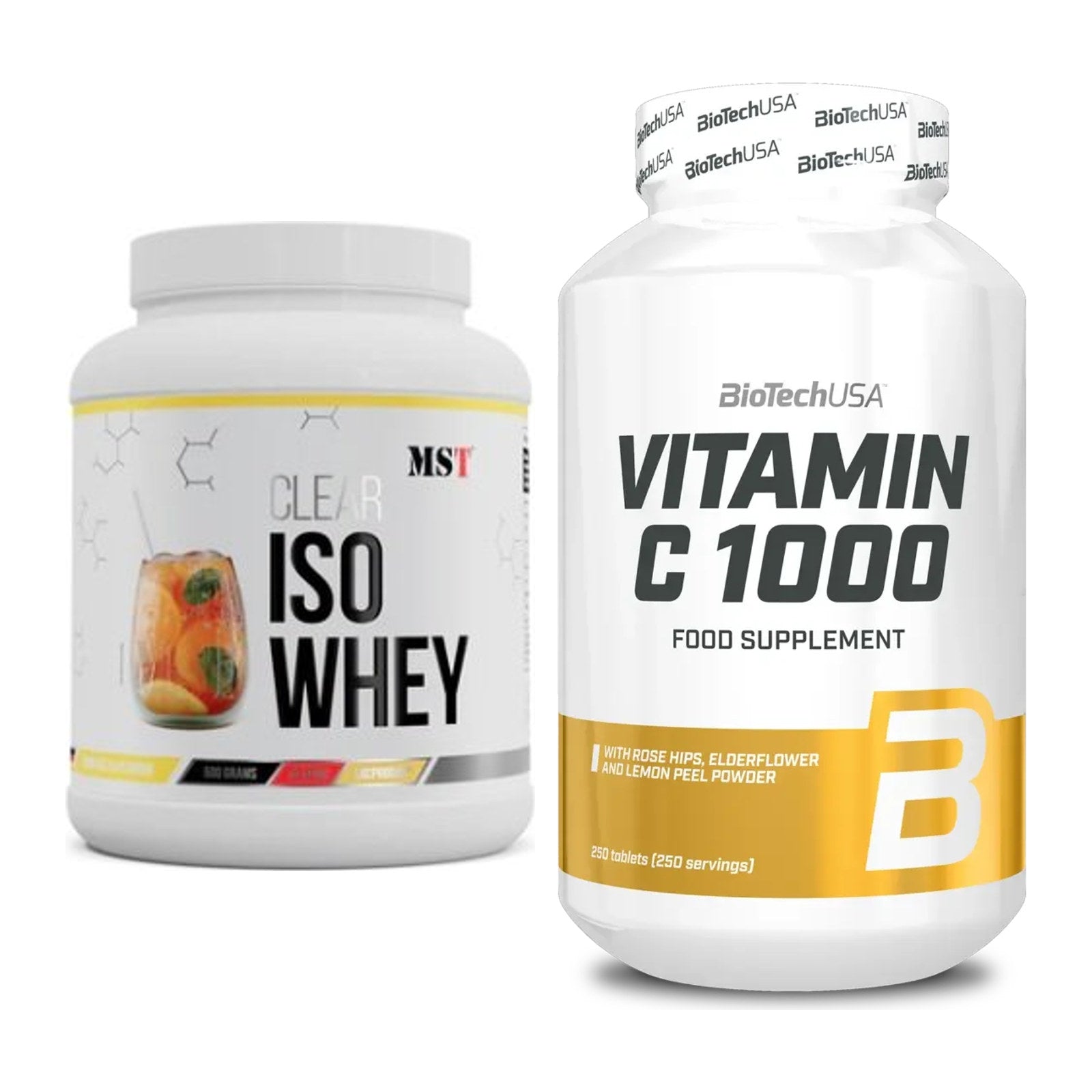 Basis-Set: MST Iso Clear + BioTech Vitamin C 1000 250 Tabl. – alle enthaltenen Artikel