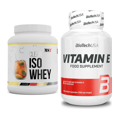 Basis-Set: MST Iso Clear + BioTech Vitamin E 100 Softgelcaps – alle enthaltenen Artikel