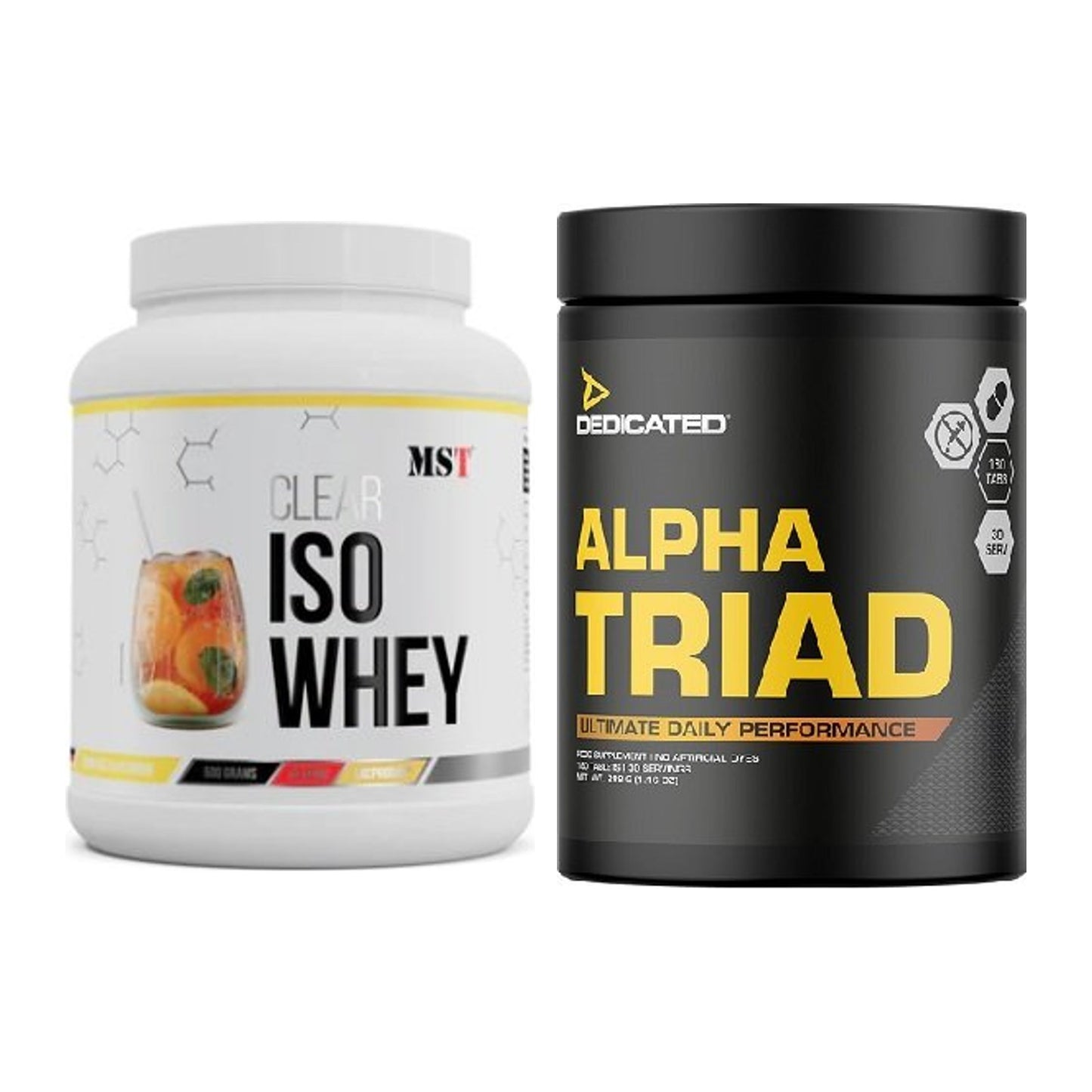Basis-Set: MST Iso Clear + Dedicated Alpha Triad 180 Tabl. – alle enthaltenen Artikel
