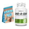 Basis-Set: INLEAD Whey Protein + BioTech One A Day 100 Tabl. – alle enthaltenen Artikel