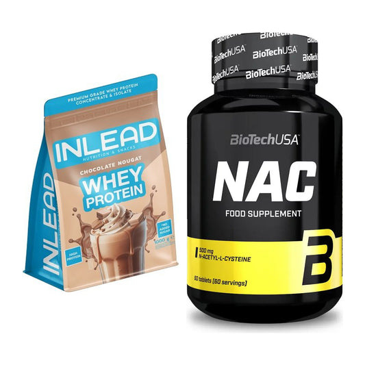 Basis-Set: INLEAD Whey Protein + BioTech NAC – alle enthaltenen Artikel