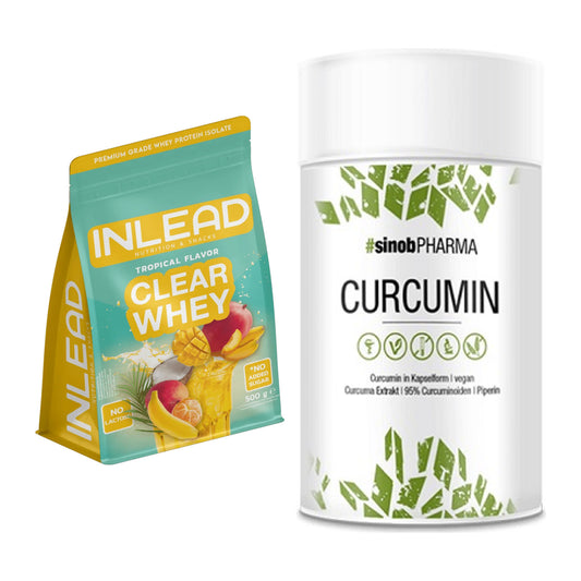 Basis-Set: INLEAD Clear Whey Isolate + Sinob Curcumin 95% – alle enthaltenen Artikel