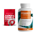 Basis-Set: Scitec 100% Whey Protein + ProFuel Vitamin C gepuffert – alle enthaltenen Artikel
