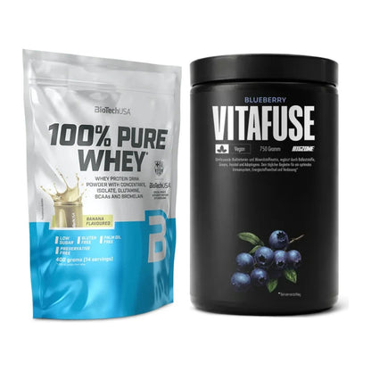 Basis-Set: BioTech 100% Pure Whey + Big Zone Vitafuse – alle enthaltenen Artikel
