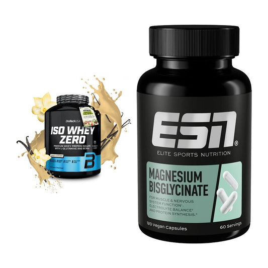 Basis-Set: BioTech Iso Whey Zero + ESN Magnesium Bisglycinat – alle enthaltenen Artikel