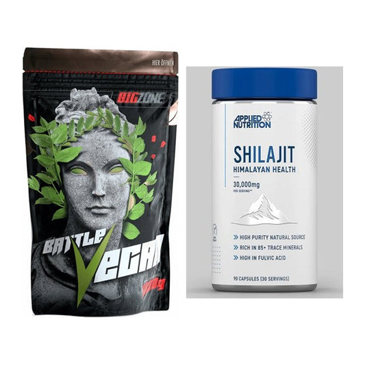 Basis-Set: Big Zone Battle Vegan + Applied Nutrition Shilajit – alle enthaltenen Artikel