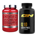 Basis-Set: Scitec 100% Whey Professional + GN Q10 Health Line – alle enthaltenen Artikel