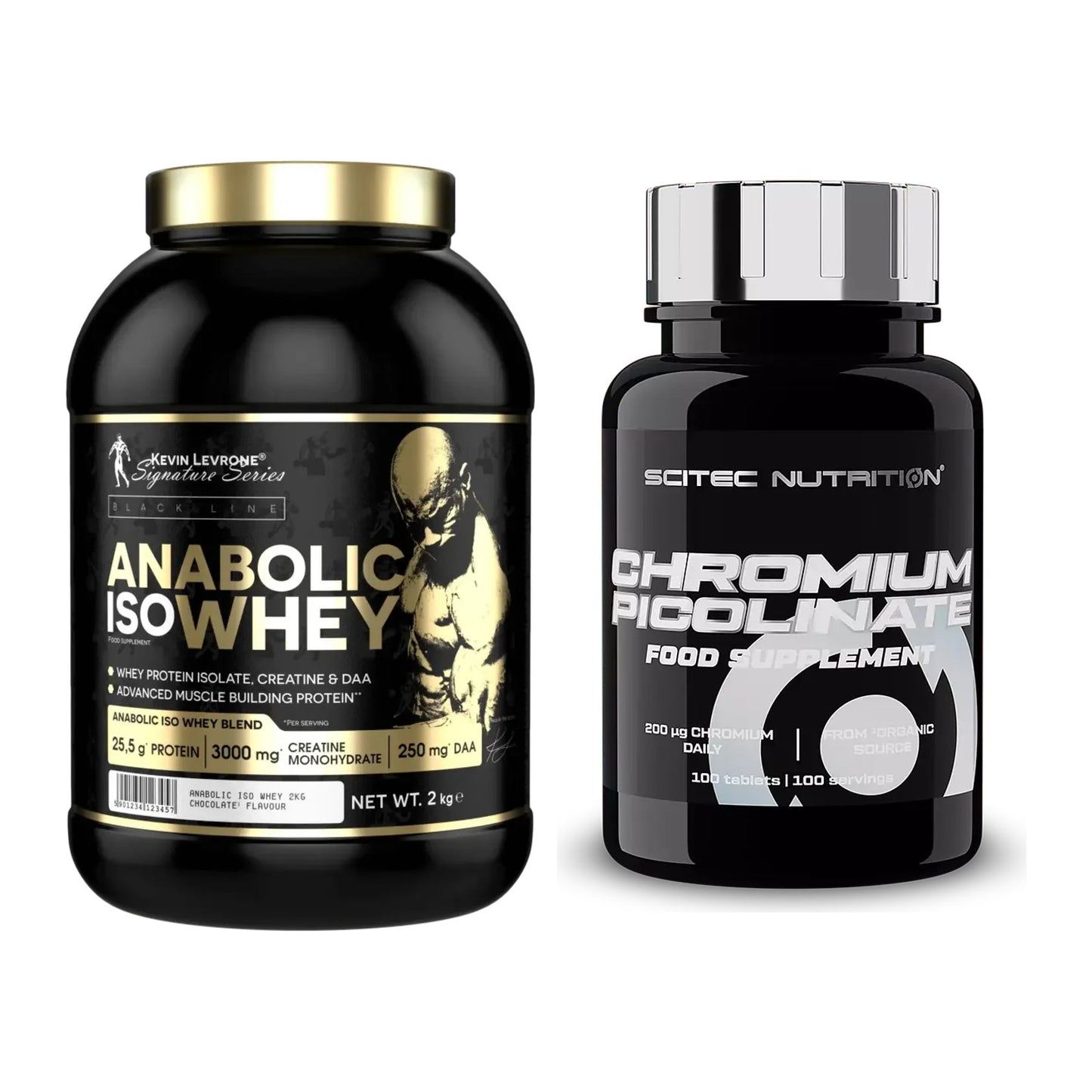 Basis-Set: Kevin Levrone Anabolic Iso + Scitec Chromium Picolinate – alle enthaltenen Artikel