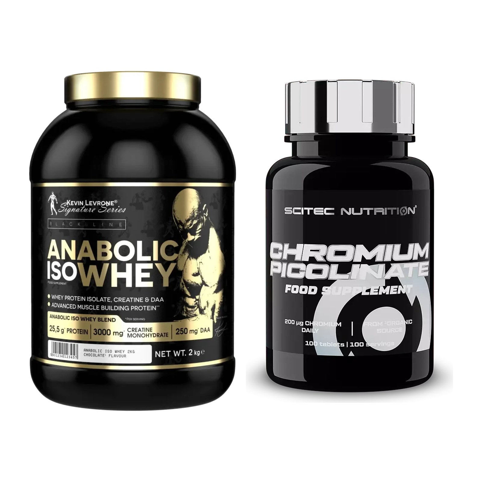 Basis-Set: Kevin Levrone Anabolic Iso + Scitec Chromium Picolinate – alle enthaltenen Artikel