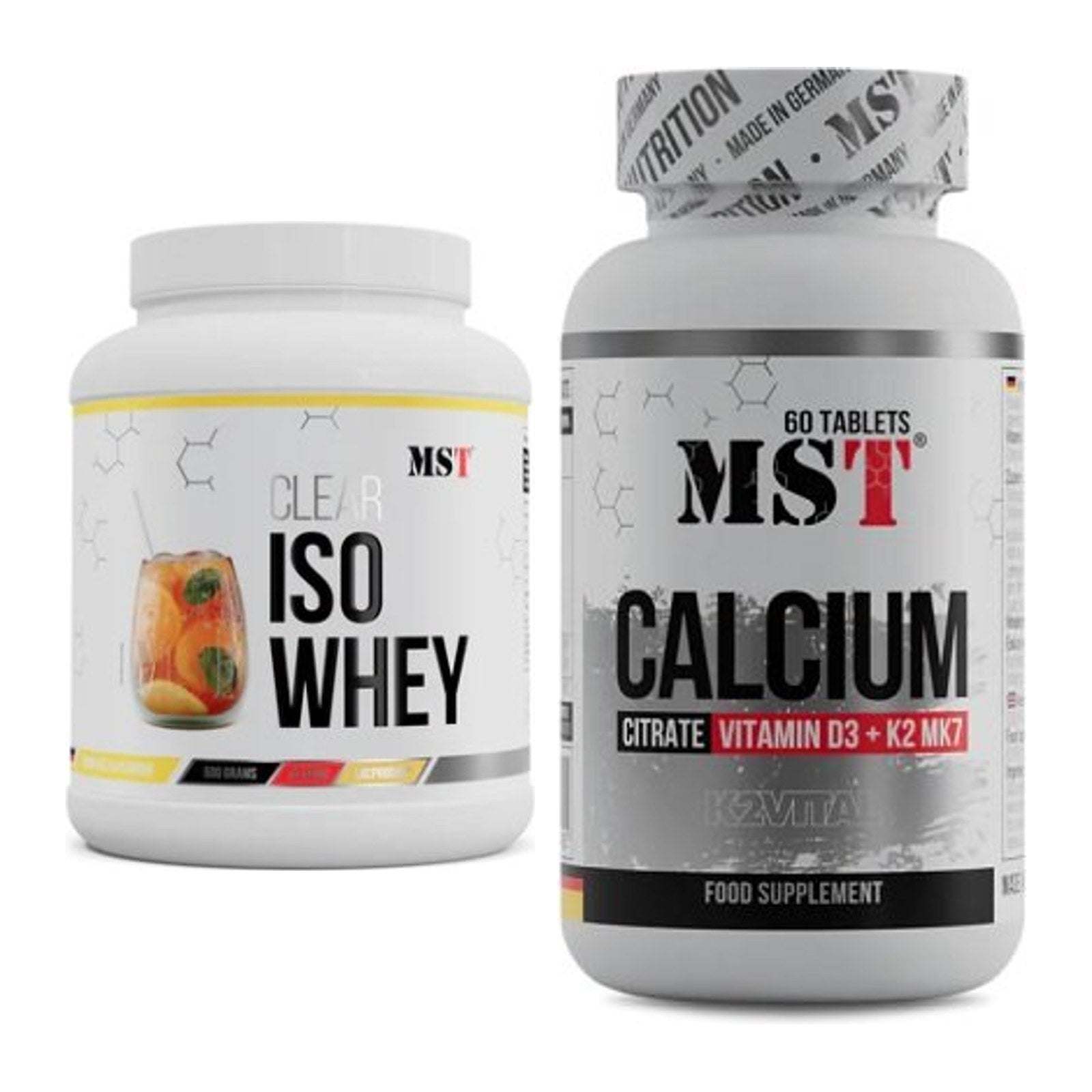 Basis-Set: MST Iso Clear + MST Calcium Citrate D3 + K2Vital – alle enthaltenen Artikel