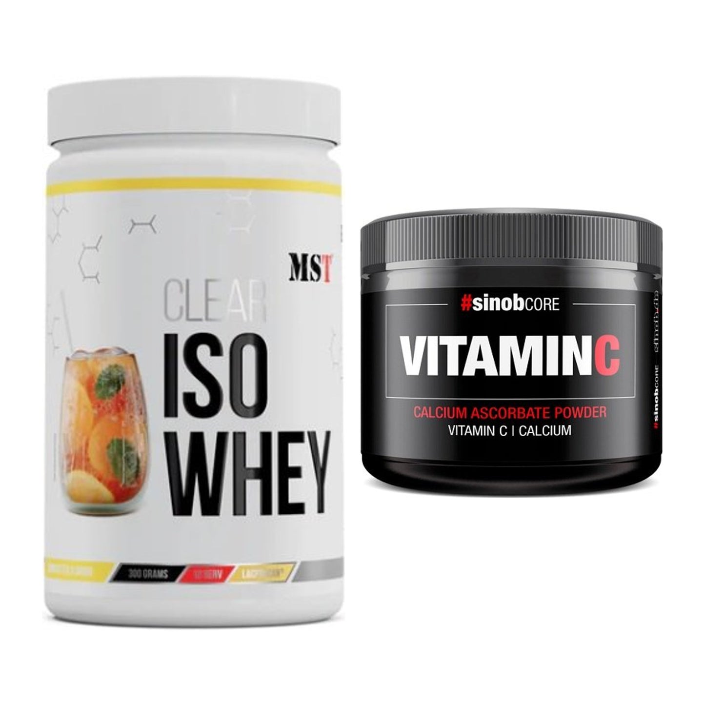 Basis-Set: MST Iso Clear + Sinob Vitamin C Calcium Ascorbate – alle enthaltenen Artikel