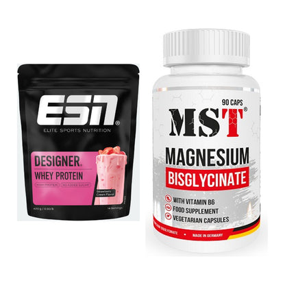 Basis-Set: ESN Designer Whey + MST Magnesium Bisglycinat – alle enthaltenen Artikel