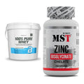 Basis-Set: BioTech 100% Pure Whey + MST Zinc Chelate Bisglycinate – alle enthaltenen Artikel