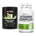 Basis-Set: MaxiNutrition MaxClear 100% Clear + BioTech Vitamin Complex – alle enthaltenen Artikel