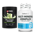 Basis-Set: MaxiNutrition MaxClear 100% + BioTech Multi Mineral – alle enthaltenen Artikel