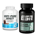 Basis-Set: BioTech 100% Pure Whey + ESN Magnesium Bisglycinat – alle enthaltenen Artikel