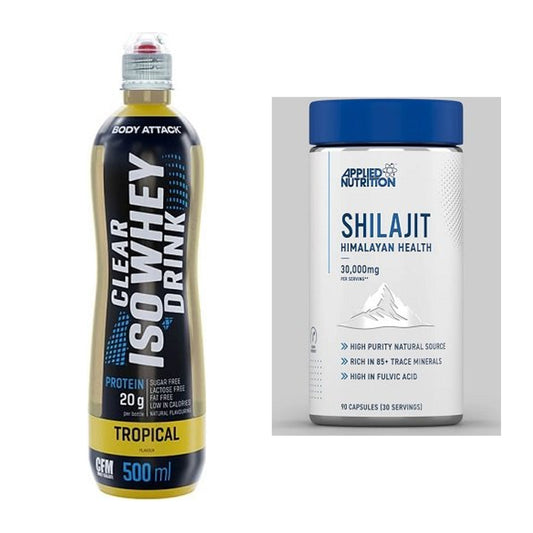 Basis-Set: Body Attack Clear Iso Whey + Applied Nutrition Shilajit – alle enthaltenen Artikel