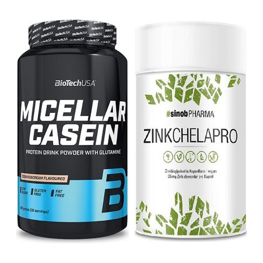 Basis-Set: BioTech Micellar Casein + Sinob Zink Chelapro – alle enthaltenen Artikel