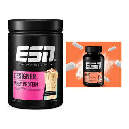 Basis-Set: ESN Designer Whey + ESN Zinc – alle enthaltenen Artikel
