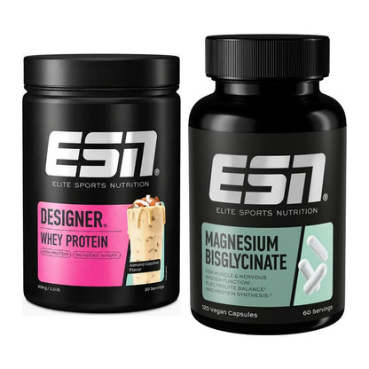 Basis-Set: ESN Designer Whey + ESN Magnesium Bisglycinat – alle enthaltenen Artikel